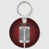 Zingende MicrofoonSleutelhanger Sleutelhanger (Voorkant)