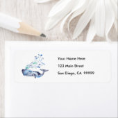 Zingende musical Blue Whale Etiket (Insitu)