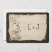 Zingende Musical Notes  Tortelduifjes Wedding Kaart (Achterkant)