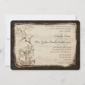 Zingende Musical Notes  Tortelduifjes Wedding Kaart (Voorkant)