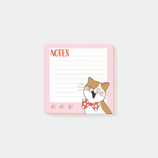 Zingende nota's van Cat Post-it Post-it® Notes (Voorkant)