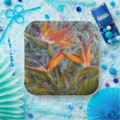 Zingende Paradijsvogel Papieren Bordje (Feest)