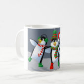 Zingende pinguïns koffiemok (Voorkant links)