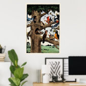 Zingende Poster vogels (Thuiskantoor)