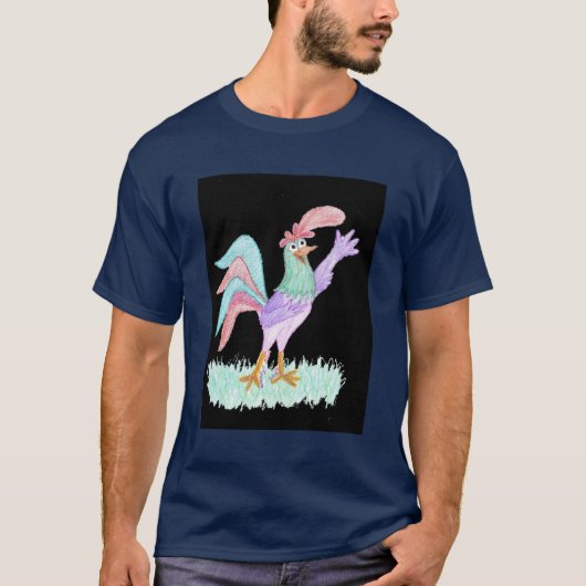 Zingende Rooster T-shirt (Voorkant)