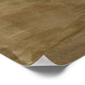 Zingende Spaanse Cowboy met banjo spelend trailson Poster (Hoek)