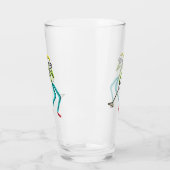 Zingende Stickman Glas (Links)