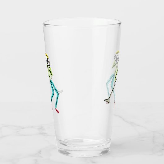 Zingende Stickman Glas (Rechts)