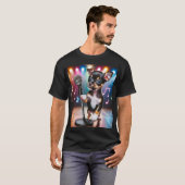 Zingende Toy Rat Terrier T-shirt (Voorkant volledig)