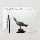 Zingende trek van CT Briefkaart (Voorkant / Achterkant)