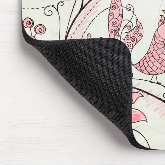 Zingende vogel Mousepad aanpassen Muismat (Hoek)