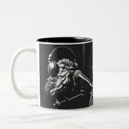 Zingende Vogel Tweekleurige Koffiemok