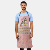 Zingende vogels Apron Schort (Gedragen)