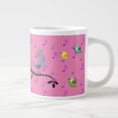 Zingende vogels grote koffiekop (Rechts)