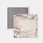 Zingende vogels in het voorjaar magneet (Voorkant / Achterkant)