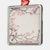 Zingende vogels in het voorjaar metalen ornament (Links)