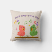 Zingende vogels kussen (Voorkant)