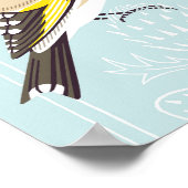 Zingende vogels poster (Hoek)