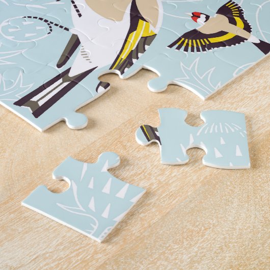 Zingende vogels Puzzle Legpuzzel (Zijkant)