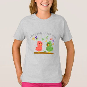Zingende vogels t-shirt