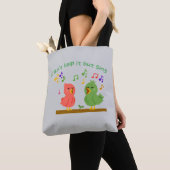 Zingende vogels tote bag (Dichtbij)
