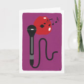 Zingende Voice Happy Birthday Kaart (Voorkant)