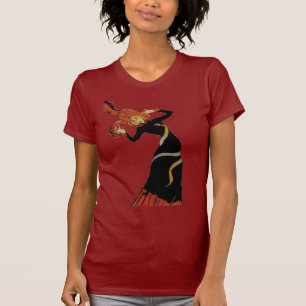 zingende vrouw t-shirt