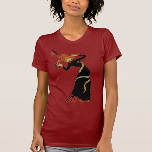 zingende vrouw t-shirt (Voorkant)