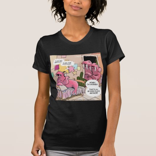 Zingende Walrus Bezorgde Ouders Grappig T-shirt (Voorkant)
