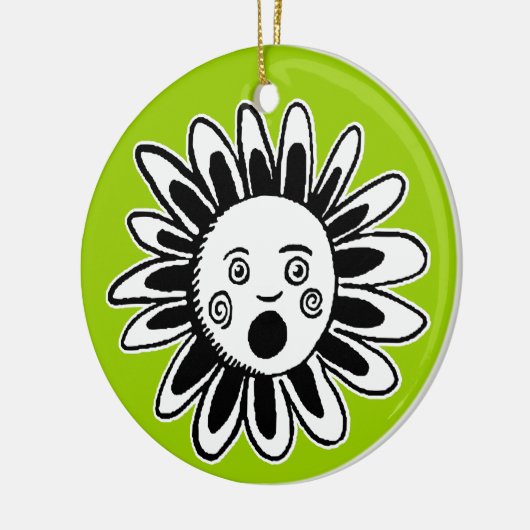 Zingerventiel Keramisch Ornament (Links)