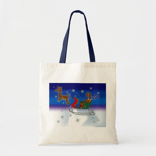 Zinglee ~ Sleigh Ride Tote Bag (Voorkant)