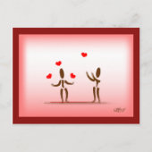 Zinglees~Drijvend op Liefde Postkaart (Voorkant)