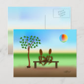 Zinglees~Een Moment Ansichtkaart Briefkaart (Voorkant / Achterkant)