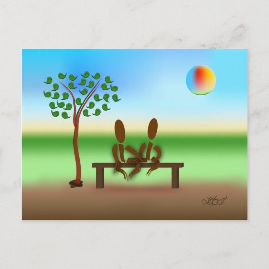 Zinglees~Een Moment Ansichtkaart Briefkaart (Voorkant)