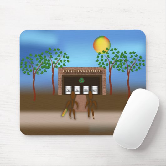 Zingmoer ~ Recycling Muismat (Met muis)