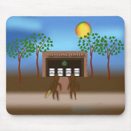 Zingmoer ~ Recycling Muismat (Voorkant)