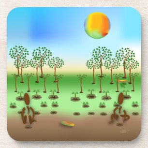 Zingmoer ~ Trees Drankjes Onderzetter