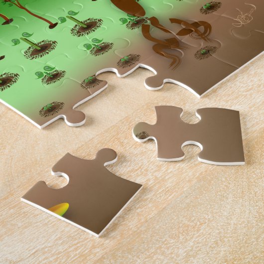 Zingmoer ~ Trees Legpuzzel (Zijkant)