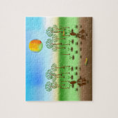 Zingmoer ~ Trees Legpuzzel (Verticaal)