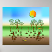 Zingmoer ~ Trees Poster (Voorkant)