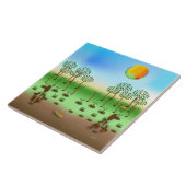 Zingmoer ~ Trees Tegeltje (Zijkant)
