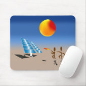 Zingmoer ~ Zonne-energie Muismat (Met muis)