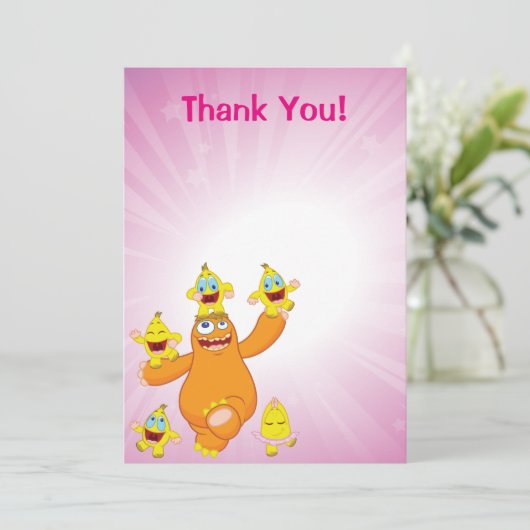 Zingoz en Zangoz Fun Bedankkaart (Staand voorkant)