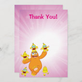 Zingoz en Zangoz Fun Bedankkaart (Voorkant / Achterkant)