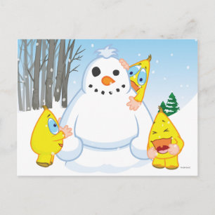 Zingoz Snowman Briefkaart