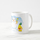 Zingoz Snowman Koffiemok (Voorkant rechts)