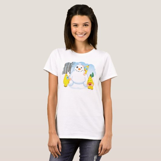 Zingoz Snowman T-shirt (Voorkant volledig)