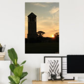 Zingtoren Zonsondergang Print (Thuiskantoor)