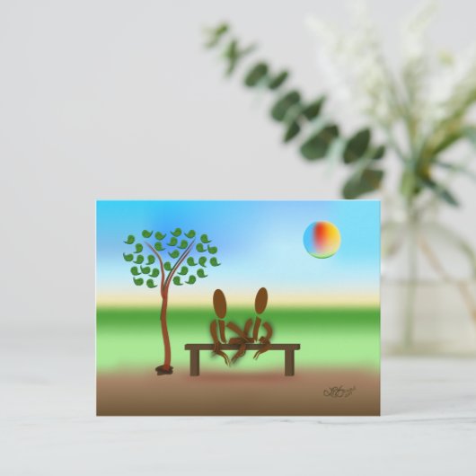 Zingwijnmoer~A Moment Briefkaart (Staand voorkant)