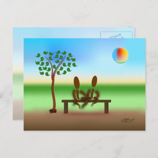 Zingwijnmoer~A Moment Briefkaart (Voorkant / Achterkant)